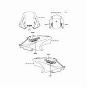 Схема вузла: Decals(Gray) для Kawasaki KLE650 Versys 650 ABS