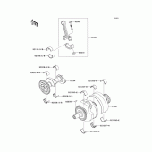 Схема узла: Коленчатый вал для Kawasaki EX300 Ninja 300