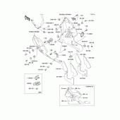 Схема вузла: Cowling lowers(zx900-b2) для Kawasaki ZX900 Ninja ZX-9R