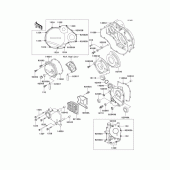Схема вузла: Engine cover(s) для Kawasaki ZX1100 Ninja ZX-11