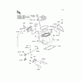 Схема вузла: Cylinder head/cylinder для Kawasaki KX125