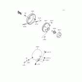 Схема вузла: Headlight(s) для Kawasaki VN800 Vulcan 800