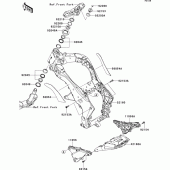 Схема узла: Рама для Kawasaki ZR1000 Z1000