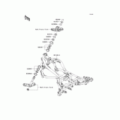 Схема узла: Рама для Kawasaki ER400 ER-4N