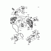 Схема вузла: Engine Cover(s) для Kawasaki ZX1000 Ninja H2R