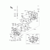Схема узла: Картер двигателя для Kawasaki KX250/ KX252 KX250F