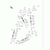 Схема вузла: Клапан(и) для Kawasaki VN750 Vulcan 750