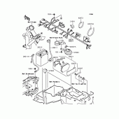 Схема вузла: Електроустаткування для Kawasaki ZR250 Balius-II