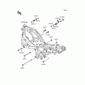 Схема вузла: Кріплення для Kawasaki ZX400 ZZR400
