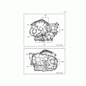 Схема вузла: Болти картера двигуна для Kawasaki VN900 Vulcan 900 Classic