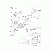 Схема узла: Руль & Пульт управления рулевой для Kawasaki ZX1000 Ninja 1000 ABS