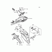 Схема узла: Taillight(s) для Kawasaki ZR800 Z800 ABS