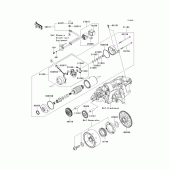 Схема вузла: Starter motor(-er650ae046804) для Kawasaki ER650 ER-6N ABS