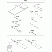 Схема вузла: Owner`s tools для Kawasaki VN1600 VN1600 Classic