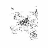 Схема вузла: Headlight(s) для Kawasaki ZX600 Ninja ZX-6R
