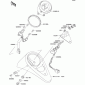 Схема вузла: Meter(s)(vn800-b1) для Kawasaki VN800 Vulcan 800 Classic