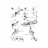 Схема вузла: Замок запалювання для Kawasaki ZX636 Ninja ZX-6R