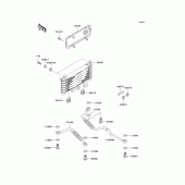 Схема вузла: Олійний охолоджувач для Kawasaki ZG1000 Concours
