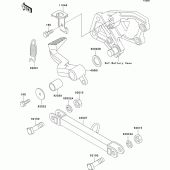 Схема узла: Лапка тормоза для Kawasaki ZX600 ZZ-R600