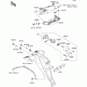 Схема вузла: Taillight(s) для Kawasaki ZR750 Z750 ABS