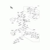 Схема узла: Поворотники для Kawasaki EX250 Ninja 250