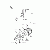 Схема узла: Коленчатый вал для Kawasaki KLZ1000 Versys 1000