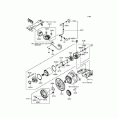 Схема вузла: Starter Motor для Kawasaki EX300 Ninja 300