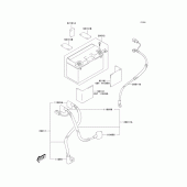Схема вузла: Battery для Kawasaki KLX400 KLX400R