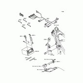 Схема вузла: Електроустаткування для Kawasaki KLX140 KLX140