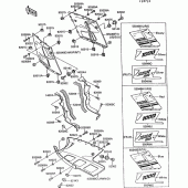 Схема вузла: Cowling lowers(1/3)(zx1000-b2) для Kawasaki ZX1000 ZX-10