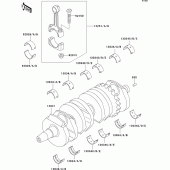 Схема узла: Коленчатый вал для Kawasaki ZX600 ZZ-R600