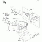 Схема вузла: Taillight(s) для Kawasaki ZR750 ZR-7S