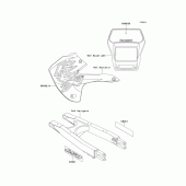 Схема вузла: Decals(klx650-b2) для Kawasaki KLX650 KLX650