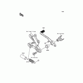 Схема вузла: Лапка гальма для Kawasaki ZX636 Ninja ZX-6R ABS