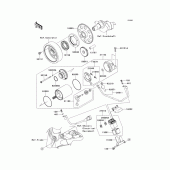 Схема вузла: Starter motor для Kawasaki ZR800 Z800