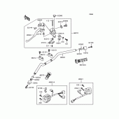 Схема узла: Руль для Kawasaki ZR750 ZR-7S