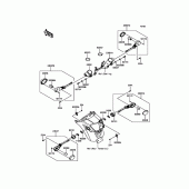 Схема узла: Поворотники для Kawasaki EN650 Vulcan S