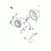 Схема вузла: Генератор для Kawasaki KLX300R