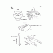 Схема вузла: Decals(ebony)(klx650-c1/c2) для Kawasaki KLX650 KLX650 Motard