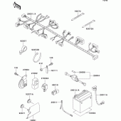 Схема вузла: Електроустаткування для Kawasaki BN125 Eliminator