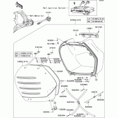 Схема вузла: Аксесуари(1/2) для Kawasaki ZG1400 1400GTR ABS