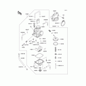 Схема вузла: Карбюратор(1/2) для Kawasaki KX125