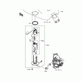 Схема вузла: Паливний насос для Kawasaki VN1700 Vulcan 1700 Nomad ABS