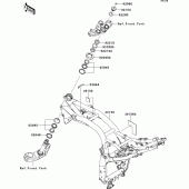 Схема узла: Рама для Kawasaki ZR750 Z750R