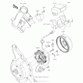 Схема вузла: Генератор для Kawasaki KLX110 KLX110