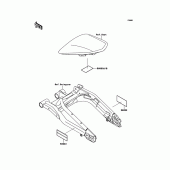 Схема вузла: Інформаційні наклейки для Kawasaki ER650 ER-6N