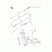 Схема вузла: Троси для Kawasaki ER650 ER-6N ABS