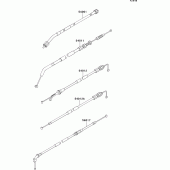 Схема вузла: Cable для Kawasaki EX500 GPZ500S
