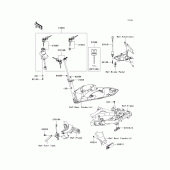 Схема вузла: Замок запалювання для Kawasaki EX650 Ninja 650