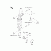 Схема вузла: Амортизатор для Kawasaki ZX900 Ninja ZX-9R